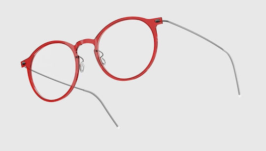 Lindberg Acetate Red Frame 6541-C12/10