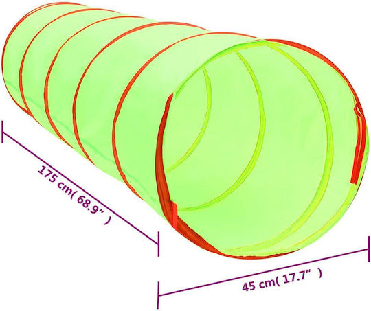 vidaXL Cort pentru Copii Tunel Verde
