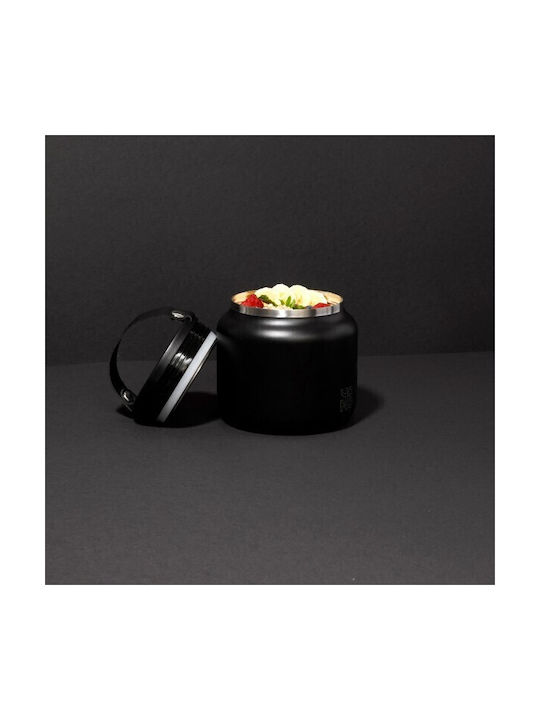 Yoko Design Play Lunchbox Isolierte Lunchbox Inox Schwarz 700ml 1Stück
