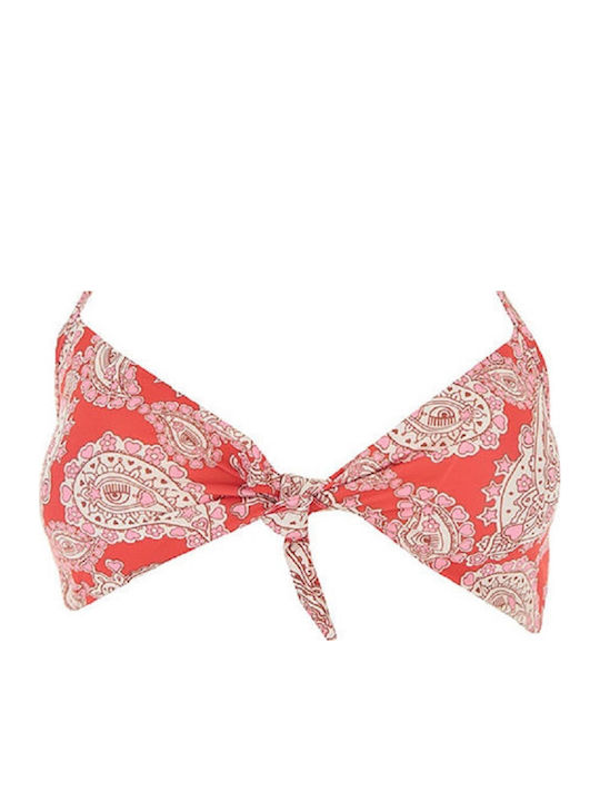 Triangle Bikini Top Red
