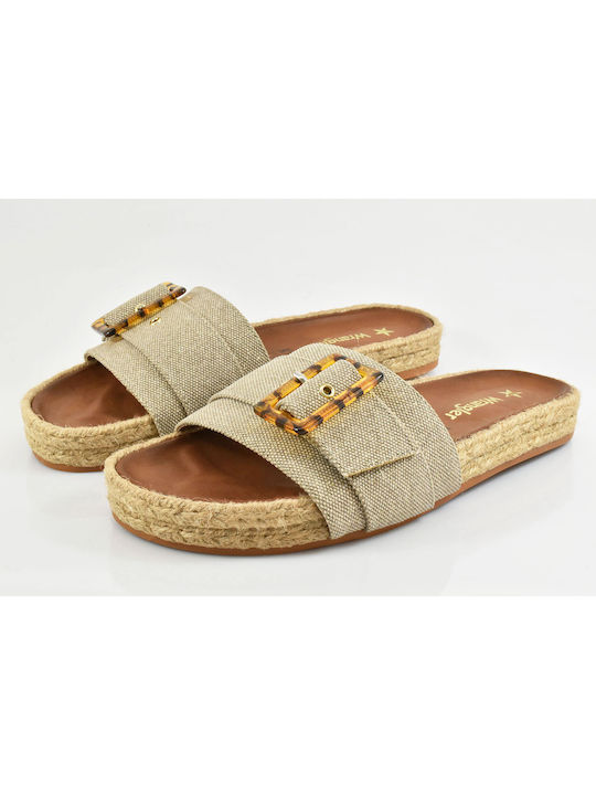 Wrangler Women's Flat Sandals in Beige Color