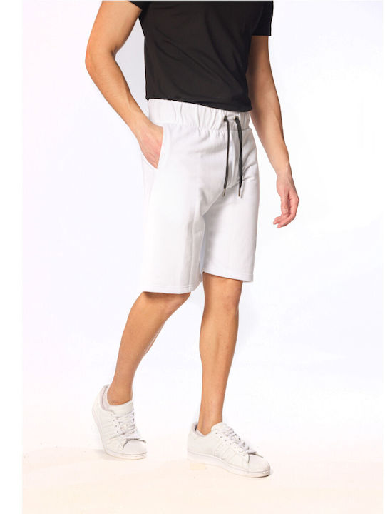 Paco & Co Men's Athletic Shorts White