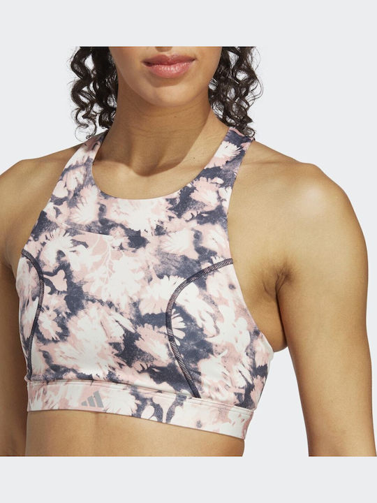 Performance Women's Sports Bra without Padding Coral Fusion / White