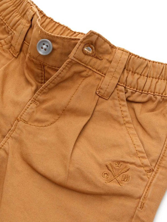 Original Marines Boys Fabric Chino Trouser Brown