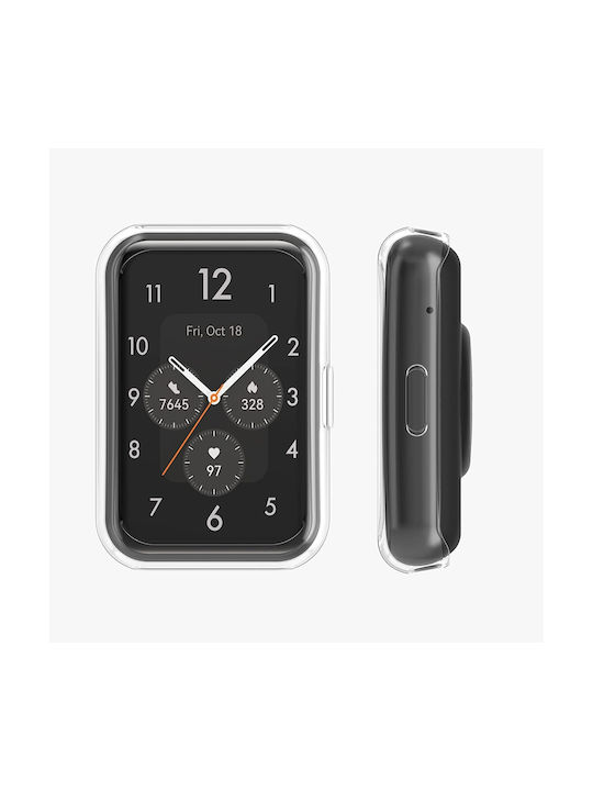 KWmobile 2τμχ Θήκη Σιλικόνης σε Διάφανο χρώμα για το Huawei Watch Fit 2 / Fit 2 Active