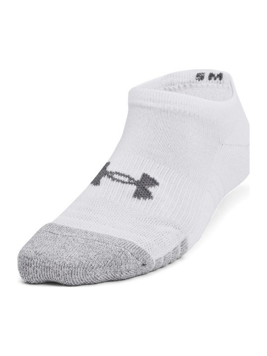 Under Armour Детски къси спортни чорапи Бели 3 Чифта