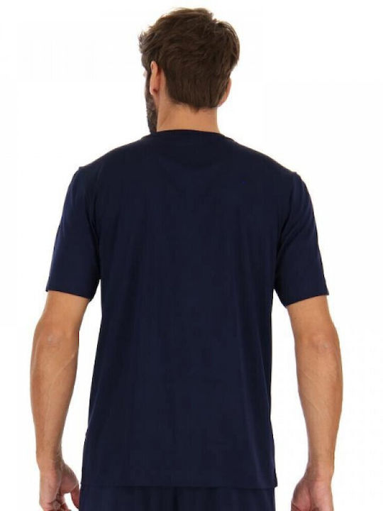 Lotto Herren T-Shirt Kurzarm Marineblau