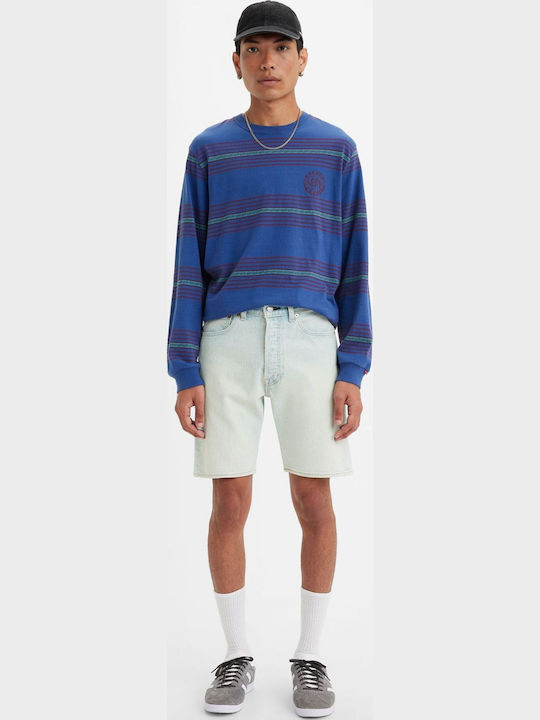 Herrenshorts Jeans Blau
