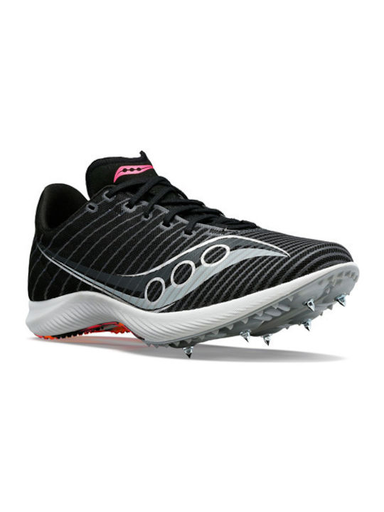 Saucony Velocity MP Spikes Black