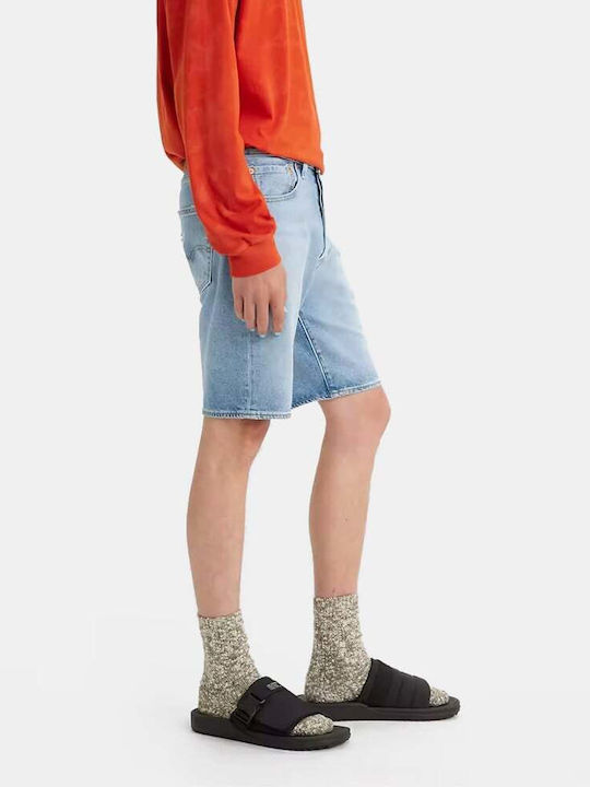 501 Men's Shorts Jeans Light Indigo Worn In / Blue