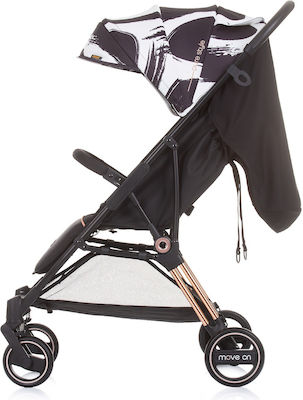 Chipolino Move On Kinderwagen Geeignet für Neugeborene Black White 4.7kg