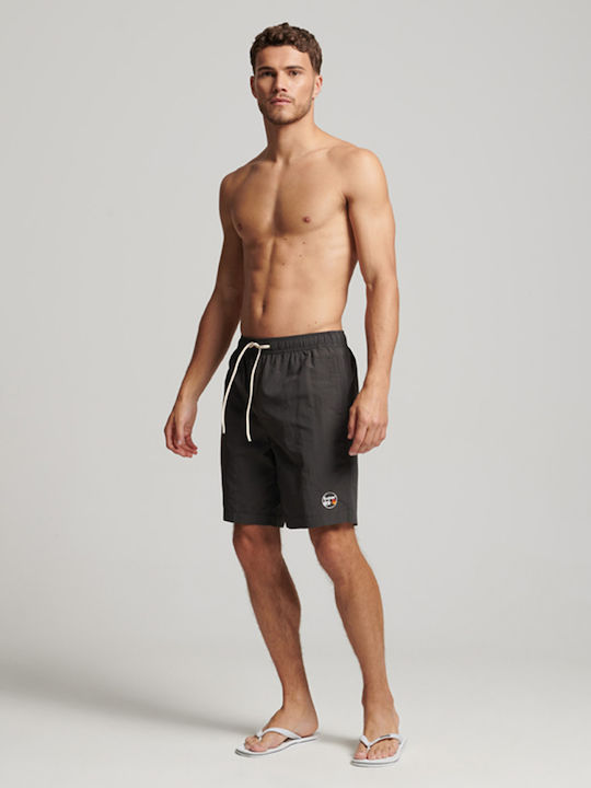 Ovin Vintage Men's Swimwear Shorts Black