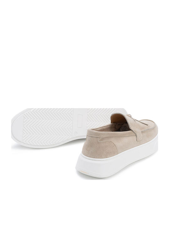 Mocic Ανδρικά Loafers σε Μπεζ Χρώμα