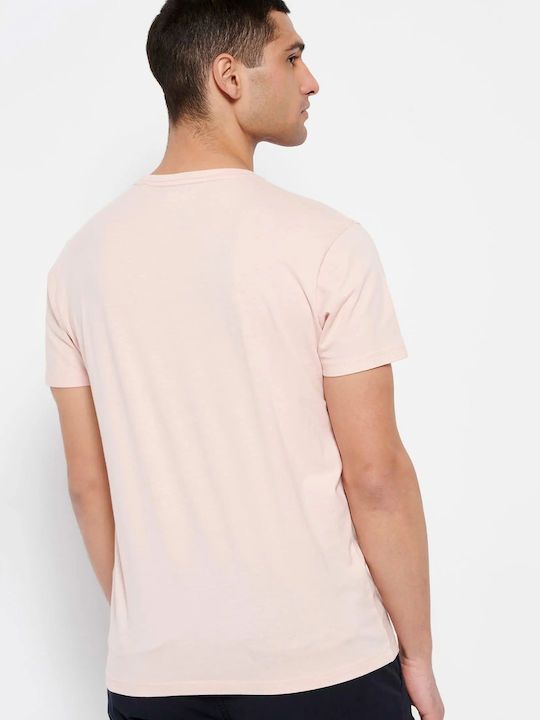 Funky Buddha Men's Short Sleeve T-shirt Pink