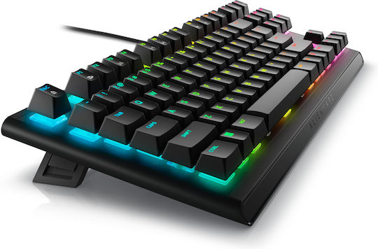 Dell Alienware AW420K Gaming Mechanical Keyboard Tenkeyless with Cherry MX Red switches and RGB lighting (English US) Dark Side of the Moon