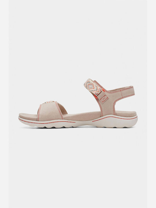 Clarks Δερμάτινα Σανδάλια Μπεζ