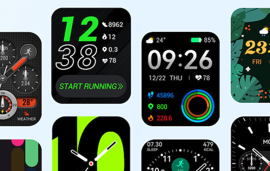 Haylou RS4 LS12 37mm Smartwatch with Heart Rate Monitor (Silver)