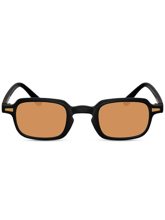 Solo-Solis Sonnenbrillen mit Schwarz Rahmen und Orange Linse NDL8056