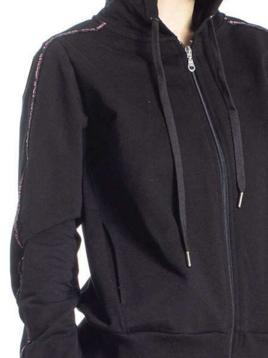 Paco & Co Women's Hooded Cardigan Black