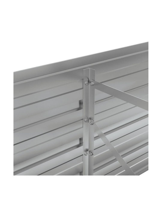 vidaXL Planter Box Metallic Brown 480x80x45cm.
