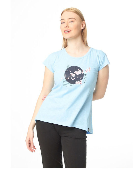 Paco & Co Women's T-shirt Light Blue