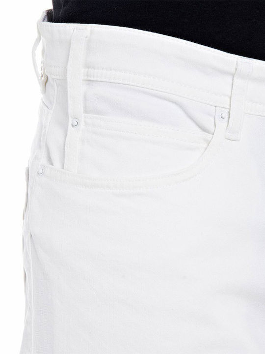 Herrenshorts Jeans Weiß