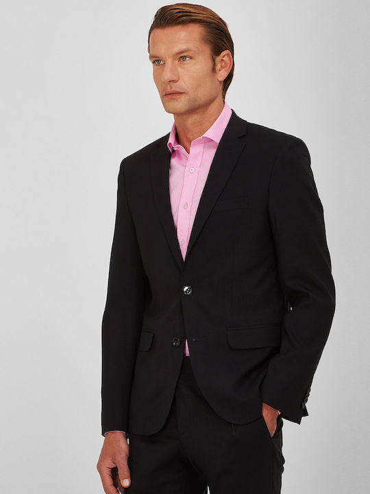 Slim Fit Suit in Dark Blue Donini Dark Blue