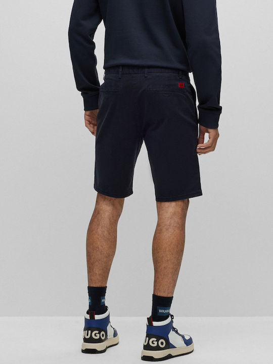 David222sd Men's Shorts Chino Dark Blue