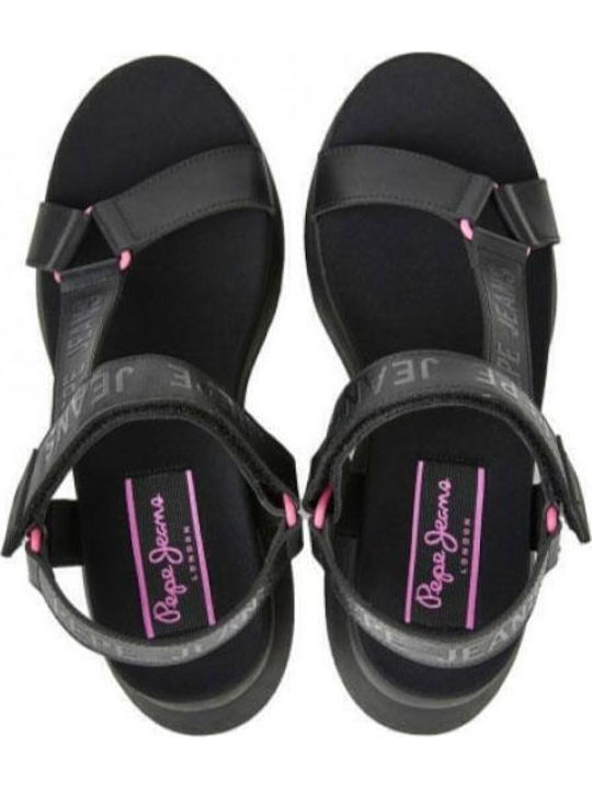 Venus Ace Γυναικεία Σανδάλια Sporty Μαύρα