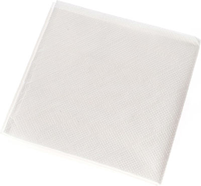 Elite Tischtuch Weiß 100x100cm. 15Stück
