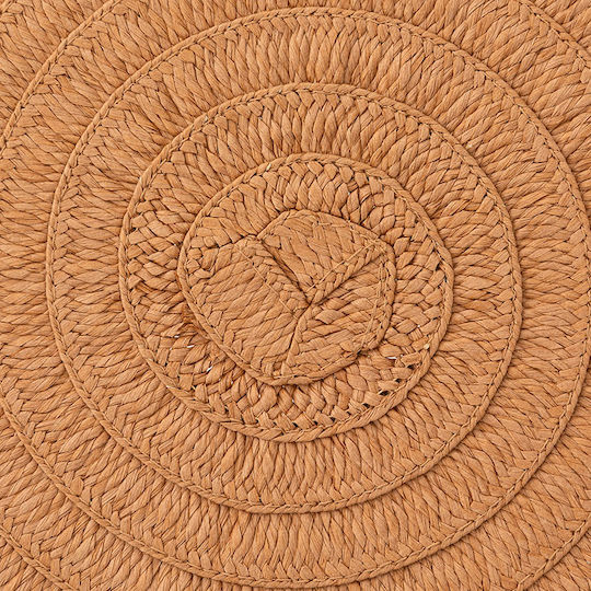 Olivia Platzdeckchen Korbweide Camel 38x38cm 1Stück