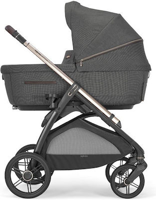 Inglesina Aptica Quattro Darwin Infant Recline Verstellbar 3 in 1 Baby Kinderwagen Geeignet für Neugeborene Velvet Grey 12.7kg