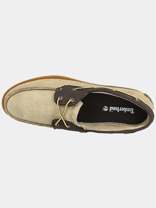 Ανδρικά Boat Shoes σε Μπεζ Χρώμα