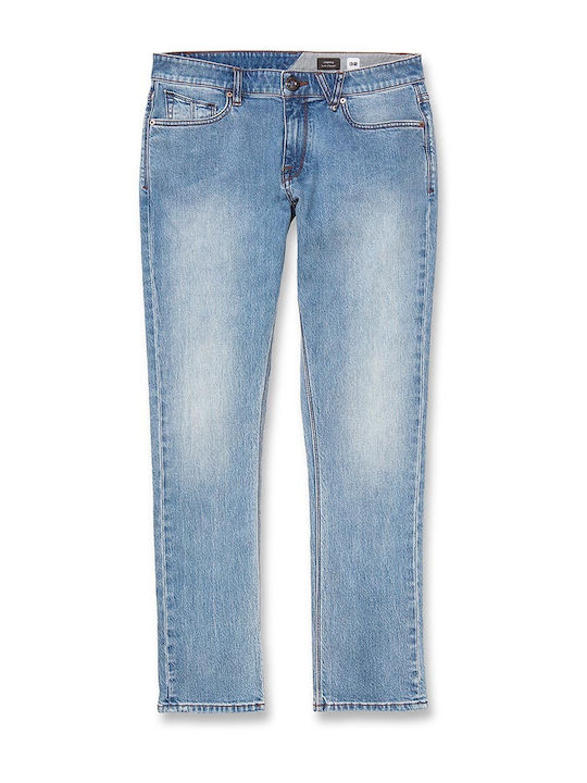 Vorta Men's Jeans Pants with Slim Straight Fit Blue
