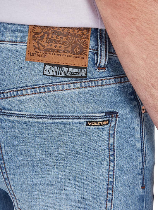 Vorta Men's Jeans Pants with Slim Straight Fit Blue