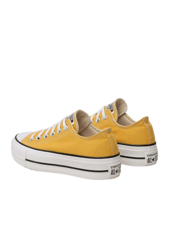 Converse Chuck Taylor All Star Lift Flatforms Sneakers Gelbe