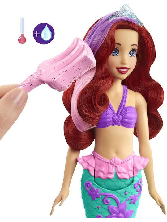 Lumânare de Paște cu Jucărie Disney Princess Ariel Schimbare de Culoare pentru 3+ Ani Mattel