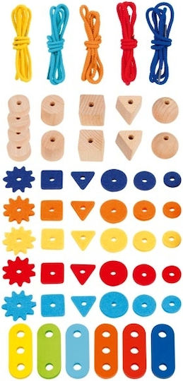 Goki Bijuterii My Colourful Threading Game pentru Copii 3++ Ani