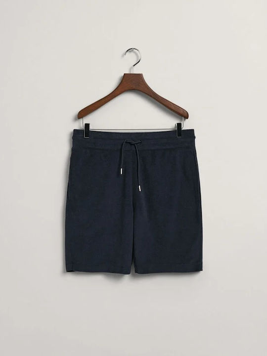 Terry Cloth Αθλητική Ανδρική Βερμούδα Evening Blue