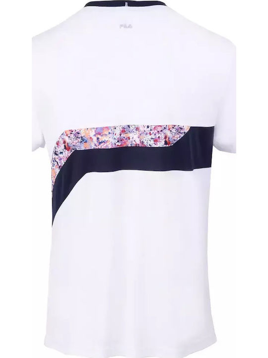 FILA Luca AOM239101E-001 Ανδρική Μπλούζα Λευκή