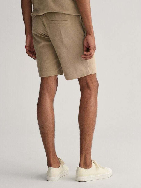 Gant Terry Cloth Men's Athletic Shorts Concrete Beige