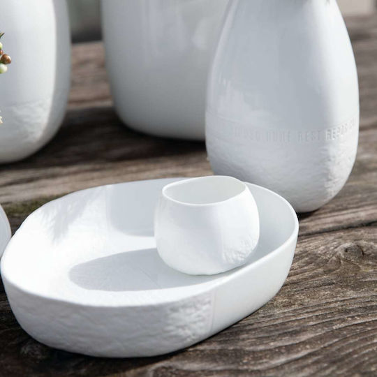 Raeder Porcelain Decorative Platter White 22x18x4.5cm