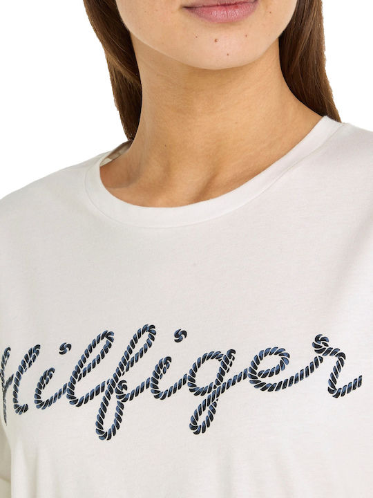 Καλοκαιρινό Mini T-shirt Φόρεμα Λευκό