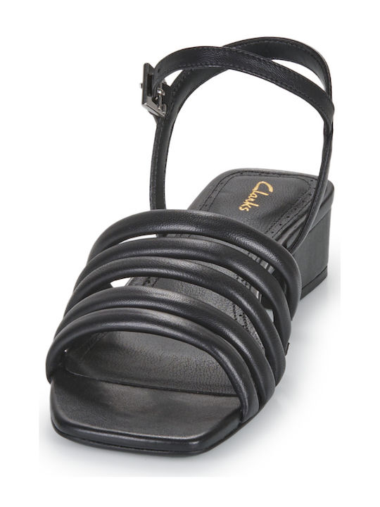 Seren25 Leather Sandals Black