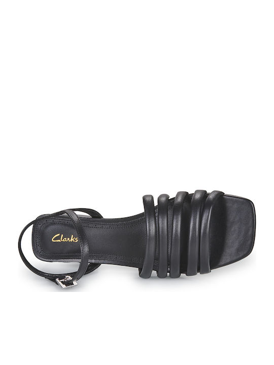 Seren25 Leather Sandals Black
