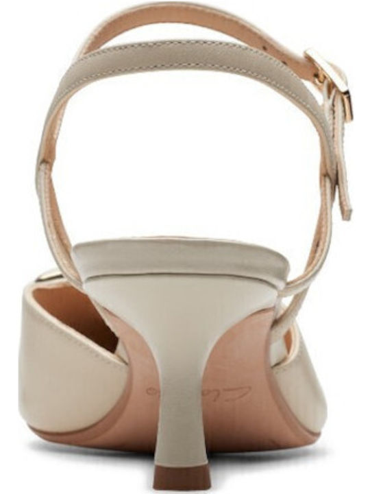 Violet55 Pumps mit Riemchen Beige