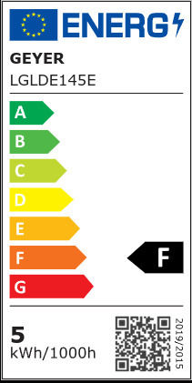Geyer Λάμπα LED 5W για Ντουί E14 και Σχήμα G45 Ψυχρό Λευκό 470lm