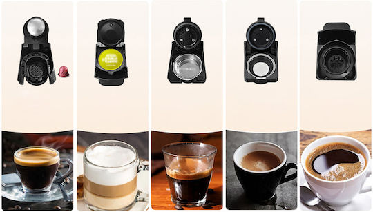 Hibrew H2B Pod Coffee Machine E.S.E. Pod Pressure 19bar White