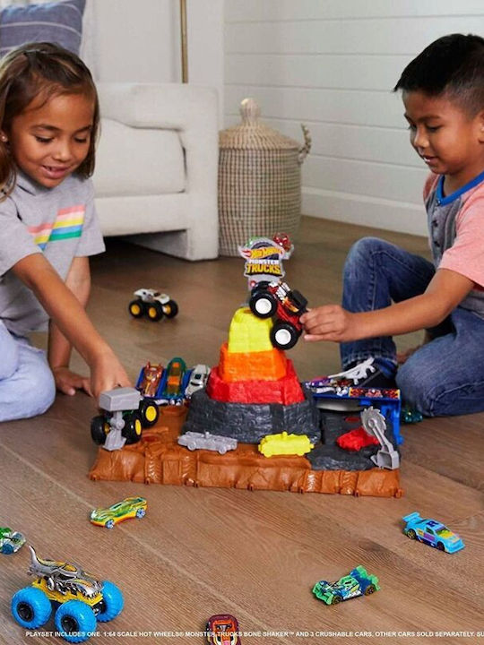 Easter Candle Monster Truck Arena World Bone Shaker for 4+ Years Hot Wheels