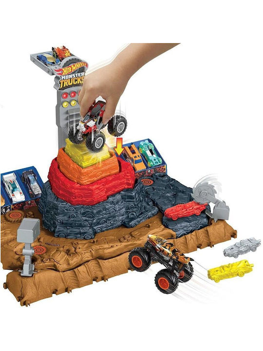 Easter Candle Monster Truck Arena World Bone Shaker for 4+ Years Hot Wheels